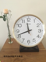 Japan RHYTHM Li Sheng wall clock Living room bedroom modern simple mute sweep second resin CMG494