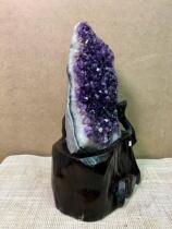 Zimei 1996 yuan weighs 6 5kg exquisite Uruguay purple crystal cluster color purple particles 31