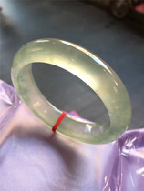 High ice seed fluorescent jade bracelet natural Myanmar jade bracelet with certificate female old pit jade bracelet