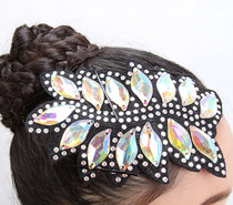 Latin dance rhinestone headgear childrens public Main chain brow chain brow curtain hanging chain belly dance rhinestone headgear