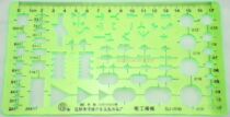Electrical template ruler circuit design drawing tool drawing tool drawing tool postgraduate examination examination design special ruler