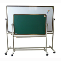 Double-sided magnetic flip blackboard bracket kindergarten mobile childrens learning teaching training class Office