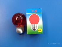  Color bulb Spherical E14 small Luo Kou bulb Ordinary incandescent bulb e27 large screw lipstick green blue yellow transparent