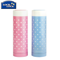 Lotto buckle polka dot mug Thermos Stainless Steel pocket Cup ladies portable mug LHC4100