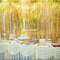2 3M Metallic Foil Curtain Wedding Backdrop Birthday Party D