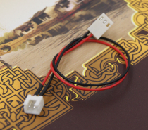 Graphics card small 2p (2 5) interface to motherboard 3-pin power supply small 2p to motherboard 3-pin power supply see physical picture