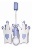 German Waldi Leuchten children hanging lamp crown series 714340 matching crown wall lamp