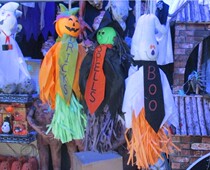 Halloween Rice Straw Man Decorate Ghost Pumpkin Pendant Whole Demagogue Prop Hotel Bar Ghost House Pendant Props