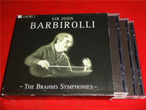 Barbirolli The Brahms Symphonies 3CD European b2375