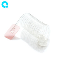 Paste type vacuum headset Air tube headset coil spring transparent radiation-proof headset aisbao mht-01