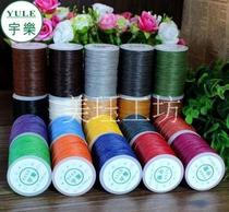 Yule artisanal DIY leather hand stitched round stock Wax Thread Hand-stitched Hemp Thread 0-6mm HEMP WAX THREAD