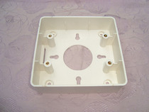 Xishiting big 120 type open box Plastic surface-mounted switch socket junction box 120*120LM bottom box PVC box