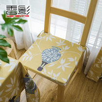 Cloth cushion cushion with thick solid wood living room Chinese restaurant bench cushion cushion