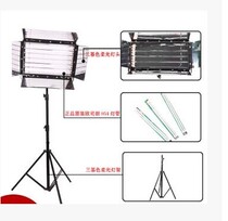 Film and television studio three-color soft light 4x55W cold light photography four-row light set Osram lamp tube light stand