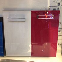 Customized cabinet shoe cabinet big wardrobe bookcase bright white door panel drill crystal plate door panel environmental protection E0 level