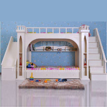 The second bed bed solid wood bunk double boys Castle o solid wood multifunctional combination boy bunk bed
