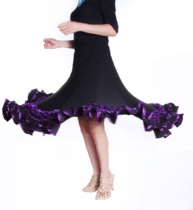 New ballroom dance skirt big swing dress modern dance dress gown dress dress square dance dress S-15