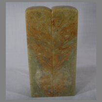 Open your arms and embrace your seal of seal fine natural green fields gold stone seal engraving pure craft collection