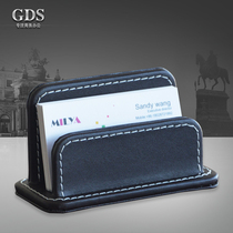  High-end fashion leather business card holder business card holder mens business business card box desktop storage box business card storage