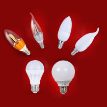 LED light source Dragon ball bulb tip bulb 3W5W7W led warm yellow LED candle bulb Indoor LED warm white