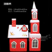 Christmas paper snow house snow house Christmas decorations decoration House Christmas decoration