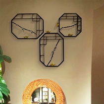 Metal wall decoration wall wall decoration Chinese style iron living room wall decoration pendant wall decoration creative