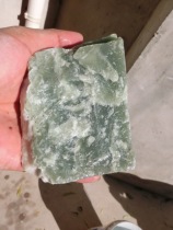 151143 jade raw material bare stone natural raw stone Qinghai Kunlun Jade Mountain material green jade 1 45kg