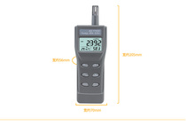 Carbon dioxide detector Gas CO2 temperature humidity dew point tester AZ77535