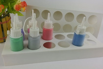 Pigment rack 12 holes pigment rack Glue painting Childrens sand painting special 12 holes pigment rack