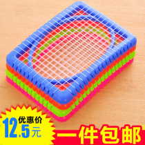 New summer cushion breathable heat dissipation mesh bullish chair clothing factory employee bench summer wooden butt cushion