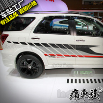 Toyota Panders Runner Car Sticker Flower Color Sticker Decoration Modification Vehicle Full Car Sticker Lahua Highlander