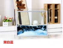 3D Streaming Sand Painting Sand Leaking Decorations Office Living-room Pendulum for Mens and Mens Day Creative Gift Gift Scenery Gift