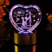 Creative to map to sample custom birthday gift diy send girlfriend Photo Crystal music box romantic Tanabata ornaments