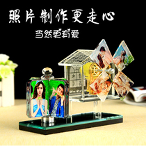 Photo custom-made music windmill car interior decoration ornaments girlfriends give girlfriend birthday gift