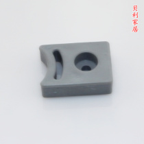 Crescent bead shower room glass sliding door positioning block stopper glass door anti-deviation anti-collision bathroom door accessories