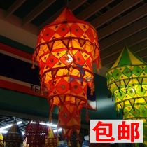 Four-story Nepal Indian Lantern Southeast Asia Lantern Bar Hotel Lantern Mid-Autumn Festival Day Decorative Lantern