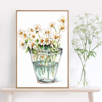 Diamond embroidery small flower restaurant 2020 new cross stitch bedroom 5d Diamond painting full of modern simple and fresh