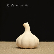 Tea pet ornaments boutique purple sand magic calculation simulation garlic sculpture tea play tea tray decoration small ornaments fun