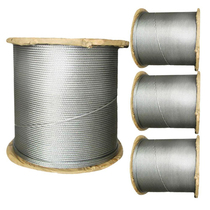 Zinc-plated wire rope 3mm thick steel wire rope meters sold