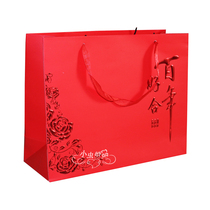 Wedding creative wedding candy box tote bag return bag large size cigarette candy bag gift bag paper bag