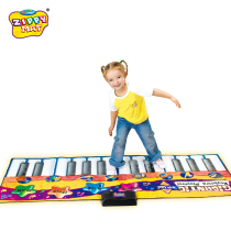 Game blanket Children 1-2-3 years old infant children early education puzzle dance music mat 24 keys step on the piano toy