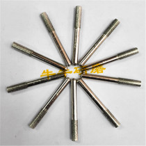 Diamond grinding head Diamond grinding head alloy grinding head Jade mold grinding handle 6mm cylindrical 6mm