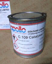 United Kingdom APOLLO APOLLO silk screen printing ink glass metal nylon ink C109 Golden with 13% tax