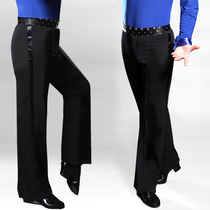  Patch sequined gold mens mens dance pants adult Latin dance pants national standard dance performance competition Latin pants