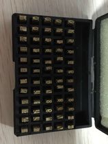 2*3 2*4 ribbon coding machine font copper grain steel font mold fixture printing production date