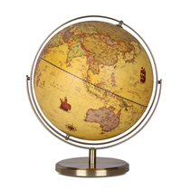 HD desktop universal teaching antique retro globe 32cm crafts high-grade ornaments business gifts