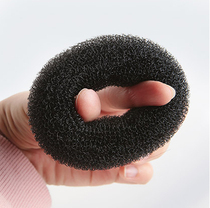 Pink era hair ring ball head Bud head Auxiliary tool jewelry Hair tray Hair device Headdress Hair accessories Recommended