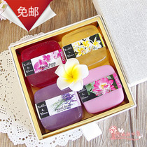 Thai handmade soap Cleanser Soap Soap 4 gift box wedding gift Teachers Day hand wash
