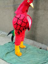 Treasure Dragon and Lion Factory Dragon Dance Lion Dance Dragon Lantern Social Fire Props: 12 Zodiac Cartoon Doll costume Red Rooster