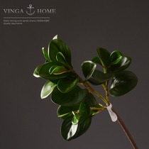 Home accessories simulation decoration simulation flower Green Leaf Vase living room table coffee table flower whole floral decoration